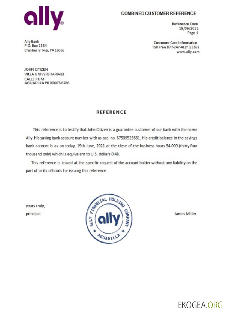 USA , Ally , référence template USA , Ally , référence template